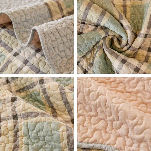 Vista 93 de vctops - Funda de sofá de Navidad a cuadros Buffalo Check de algodón, fundas de sofá seccional acolchadas de patchwork, funda de sofá antideslizante