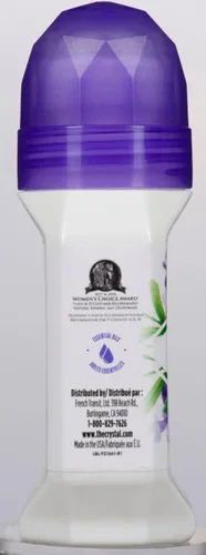 Vista 4 de Crystal- Desodorante mineral Roll-On manzanilla y té verde, paquete de de 12