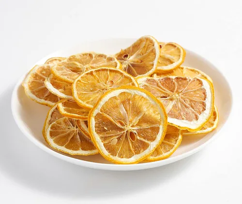 Vista 2 de Rodajas de Limón Deshidratadas Premium 85g/3 Oz, Limón Seco Deshidratado. 100% Natural y Sin Aditivos, Sin Azúcar Añadida.