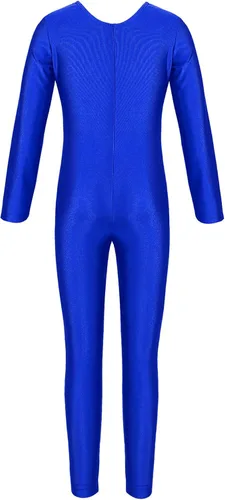 Vista 2 de Body de gimnasia de longitud completa para niñas, para danza, sin pies, sin costuras, elástico, activo