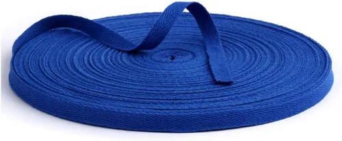 Vista 8 de Cinta de sarga de algodón de 54 yardas de 3/8 pulgadas de ancho (0.394 in) de ancho, cinta de sarga en espiga para manualidades, costura, ropa