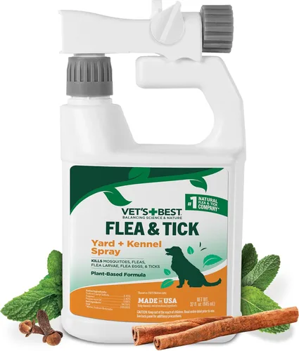 Vista 11 de Vet's Best Spray para pulgas y garrapatas para perros, aerosol a base