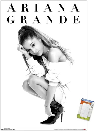 Vista 17 de Trends International Ariana Grande - Póster de pared de luna de miel, 22.4 pulgadas de largo x 14.7 pulgadas, versión enmarcada en madera de granero