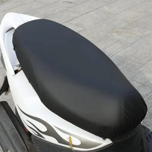 Vista 8 de Funda de asiento de motocicleta universal para asiento de motocicleta, funda de cojín de cuero impermeable, funda de cojín para asiento de scooter