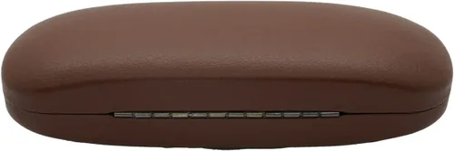 Vista 2 de Estuche mediano de piel sintética para lentes de sol, funda rígida para lentes de sol, funda protectora para lentes de sol
