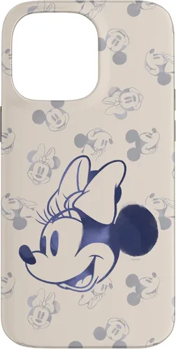 Vista 21 de Funda clásica retro vintage para iPhone 16 Disney Minnie y Mickey Mouse Heads