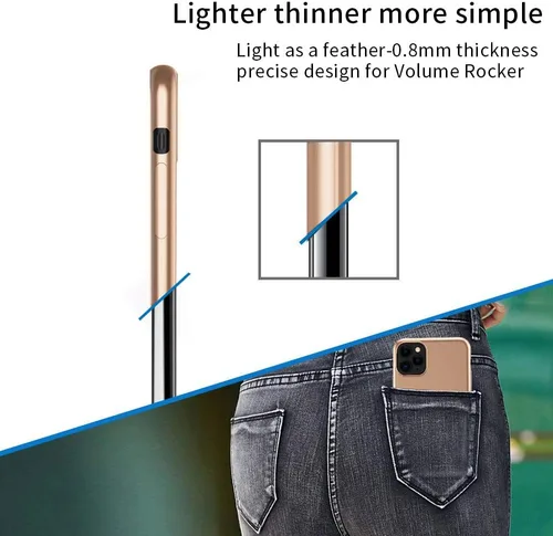 Vista 6 de X-level Funda para iPhone 11 Pro Max, delgada y suave TPU superficie mate, funda ultradelgada para teléfono, ligera, protectora completa