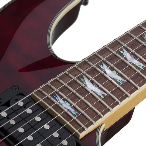 Vista 7 de Schecter Guitarra Eléctrica Omen Extreme-6 - Cereza Negra