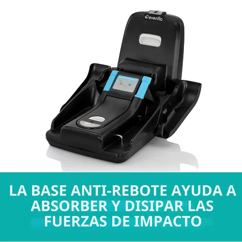 Vista 4 de Shyft DualRide con almacenamiento Carryall Combo de asiento infantil para automóvil y cochecito (gris Boone)