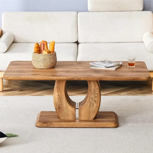 Vista 6 de LKTART Mesa de Centro Rectangular para Sala de Estar, Mesas de Centro de Imitación de Mármol con Almacenamiento, Base Moderna Estable Mesa de Centro