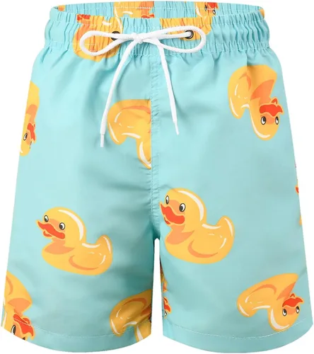 Vista 7 de JOYSON Traje de baño para niños y niños, de secado rápido, trajes de baño de playa, trajes de baño para niños Negro