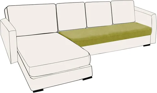 Vista 135 de UNBBRRL Fundas de cojín de asiento para sofá, elásticas, funda de cojín individual para sofá, fundas de cojín para sofá, fundas de héroe protegen