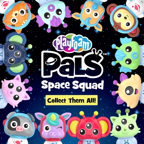 Vista 6 de Educational Insights Playfoam Pals Space Squad - Paquete de 6, juguete sensorial para niños y niñas, a partir de 3 años