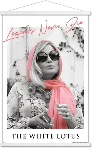 Vista 8 de Trends International The White Lotus - Póster de pared de leyendas que nunca mueren, 22.37 x 34.00 pulgadas, paquete de impresión premium y colgador