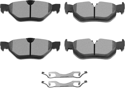 Vista 28 de SCITOO Juego de pastillas de freno semimetálicas delanteras D412 para Chevrolet Camaro 1988-1991, Chevrolet Corvette 1988-1996, Pontiac Firebird
