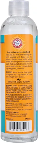 Vista 2 de Arm & Hammer for Pets Advanced Care - Aditivo de agua dental para gatos Producto de limpieza de dientes de gato para todos los gatos Enjuague