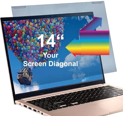 Vista 4 de VizoBlueX Protector de pantalla de TV de 77 pulgadas contra luz azul y daños. Escudo de protección y filtro anti-luz azul que bloquea UV para LCD