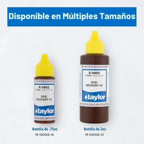 Vista 4 de Taylor R-0002-A Reactivo #2 Cloro/Bromo DPD 0.75 onzas