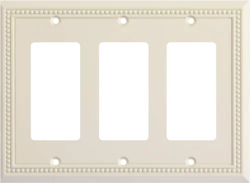 Vista 69 de Henne Bery Sunken Pearls - placa decorativa de pared, placa decorativa de pared, tapa de salida de la placa del interruptor, aleación de zinc sólida