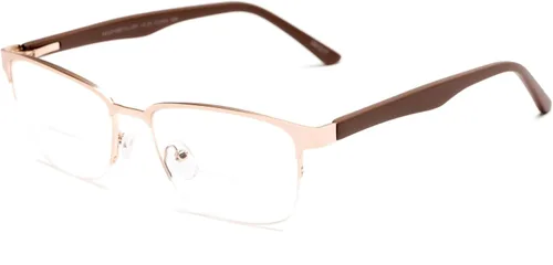 Vista 10 de Readers.com Reading Glasses: The Polk Bifocal rectangle Style for Men and Women