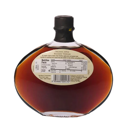 Vista 2 de Ritrovo Selections Vinagre Balsámico Orgánico 6.78fl.oz. (6.8 fl oz) (Manzana)