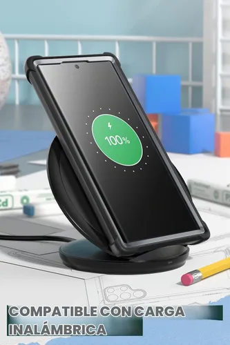 Vista 7 de i-Blason Funda transparente para Samsung Galaxy S22 Ultra (6.8 pulgadas) 5G, funda protectora robusta [Ares] sin protector de pantalla integrado