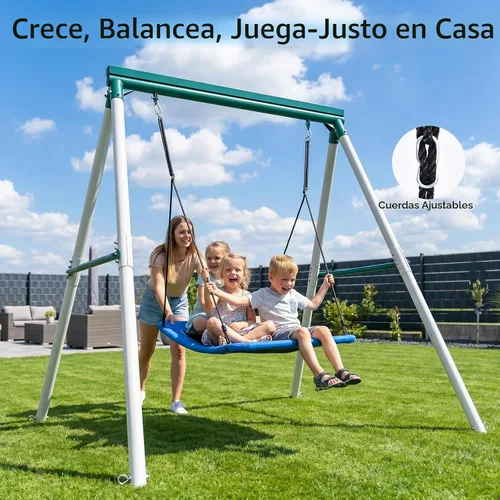Vista 5 de Trekassy Columpio de platillo resistente de 600 libras con soporte