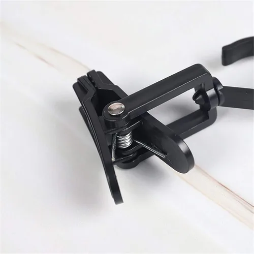 Vista 3 de 10 ganchos giratorios de plástico superfuertes para colgar en el hogar, clips giratorios para lavandería, clips de cortina, alfileres de ropa, clips