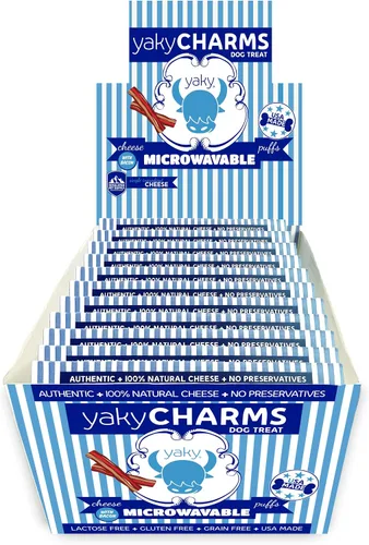 Vista 2 de Himalayan Dog Chew YakyCharms - Golosinas de tocino para perros, entrenamiento de perros, golosinas para perros, 100% queso de yak, para microondas