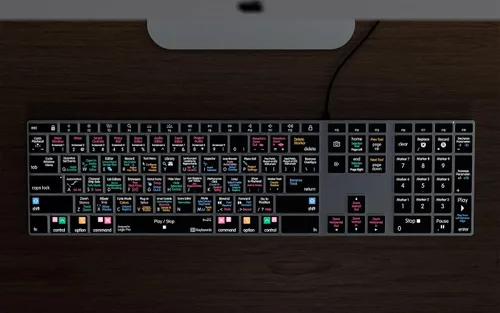 Vista 3 de KB Covers Teclado retroiluminado Logic Pro Atajos codificados por