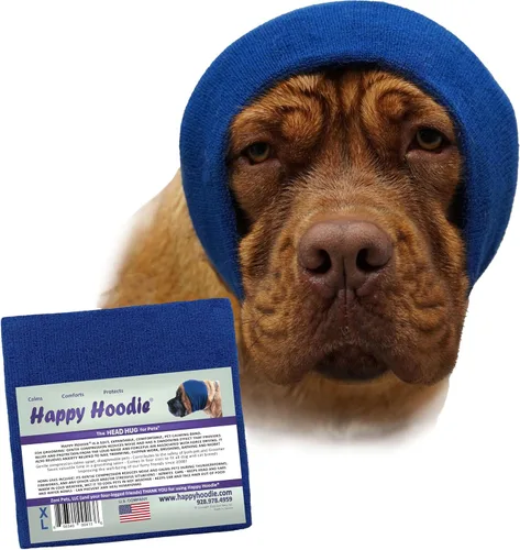 Vista 17 de Happy Hoodie La banda calmante original para perros y gatos - Marca americana - Alivio de la ansiedad/Protección contra el ruido-Aseo-Truenos-Fuegos