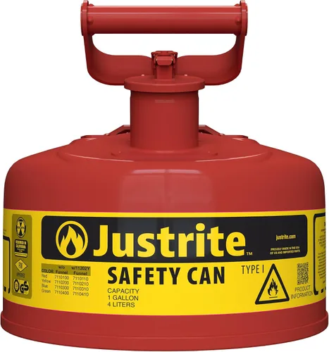 Vista 19 de Justrite Type I - Caja de seguridad de acero galvanizado Verde