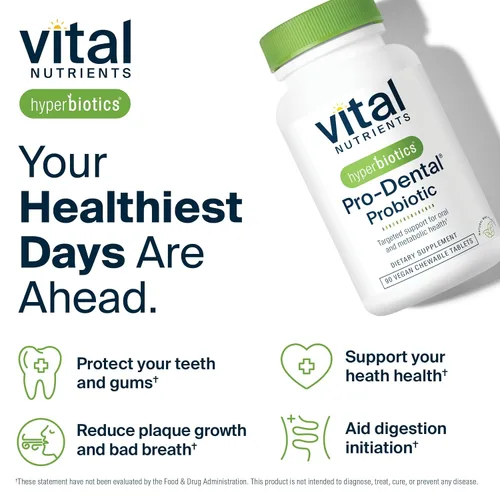 Vista 7 de Probióticos PRO-Dental para salud oral y dental, combate el mal aliento en su origen, las mejores cepas probióticas incluyendo s. salivarius BLIS