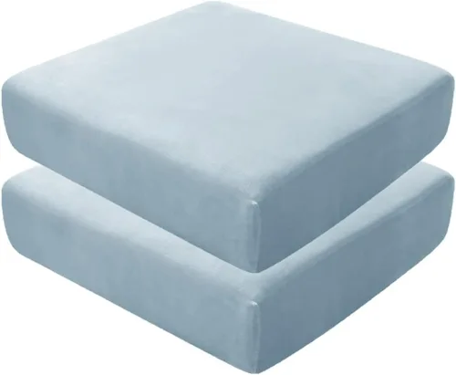 Vista 84 de Fundas de asiento de terciopelo ultra suave, fundas de cojín de asiento suave SOFE fundas de sofá con parte inferior elástica lavable funda