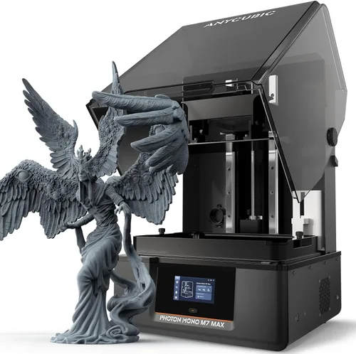 Vista 9 de ANYCUBIC Photon P1 Impresora 3D de resina, alta precisión de 14 K con LighTurbo 4.0, tornillo de bola industrial máxima estabilidad para Prosumer