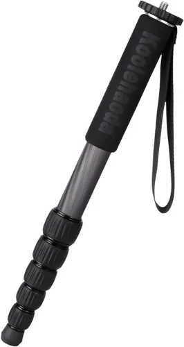 Vista 11 de Koolehaoda Monopod de cámara de 61", aluminio 6-Sección portátil de viaje Negro