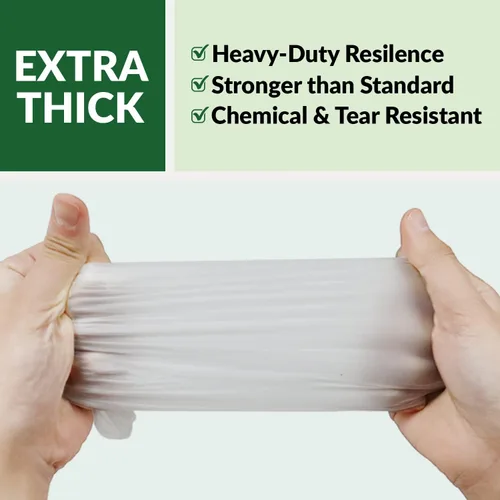 Vista 3 de GORILLA SUPPLY Disposable Heavy Duty Vinyl Gloves Latex & Powder Free, BPA Free Food Safe, 100, 300, 1000, S, M, L, XL