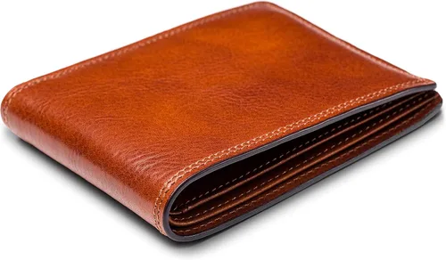 Vista 3 de Bosca - Cartera ejecutiva de piel de 8 bolsillos para hombre