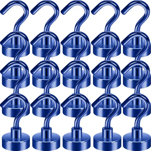Vista 42 de Neosmuk Ganchos magnéticos, esenciales para cruceros, más de 32 libras, ganchos magnéticos resistentes para cabinas de cruceros, refrigerador