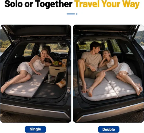 Vista 5 de Car Mattress for 2021-2026 Ford Bronco,Non-Inflatable car Bed