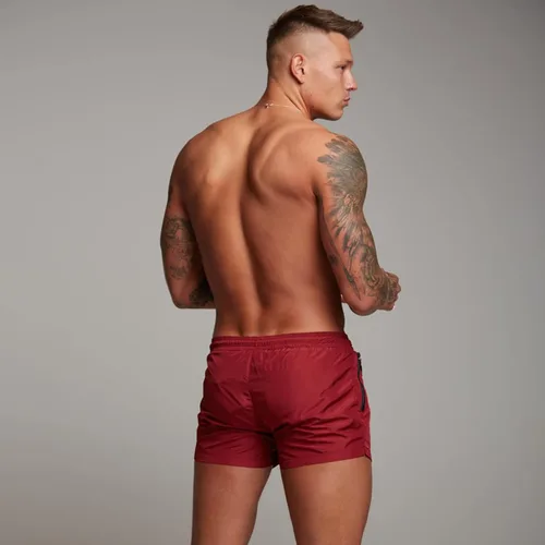 Vista 2 de sandbank Pantalones cortos de correr para hombre de 3 pulgadas, de secado rápido, transpirables, para entrenamiento, gimnasio, atletismo, pantalones