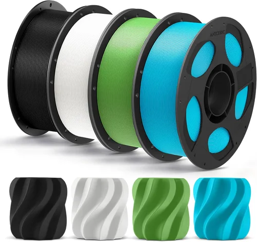 Vista 37 de ANYCUBIC Filamento PLA Plus (PLA+), paquete de filamento para impresora 3D de 0.069 in, alta dureza, precisión dimensional +/- 0.001 in, impresión