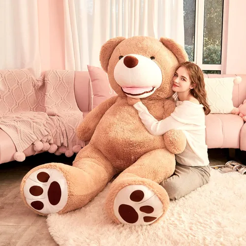 Vista 5 de IKASA - Peluche gigante, oso de peluche gigante Marrón