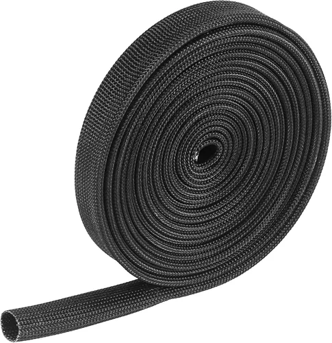 Vista 7 de X AUTOHAUX Manga de escudo de alambre de calor de fibra de vidrio 10ft 10mm