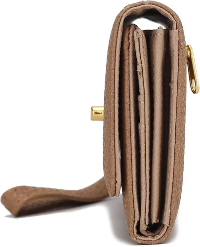 Vista 7 de MKF Collection Wristlet Wallet for Women - PU Leather Wristlet Bag - Multi Pockets Envelope Wallet