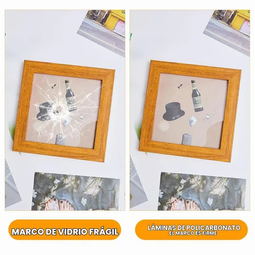 Vista 5 de Zonon - Juego de 5 láminas de plástico de policarbonato transparente, 12 x 18 x 0.02 pulgadas