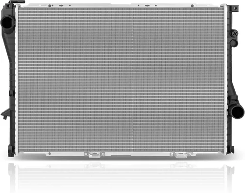 Vista 57 de SCITOO Conjunto de radiador de aluminio refrigerante del motor para 1986-1994 para Nissan D21 2.4L 3.0L 1987 para Nissan para Pathfinder 2.4L