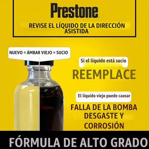 Vista 4 de Prestone AS262 Fluido de dirección asistida con sellador para fugas - 12 onzas.