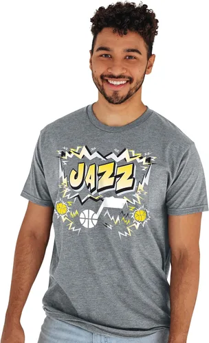 Vista 14 de Blue 84 NBA - Camiseta unisex para adultos, con licencia oficial de la NBA, colores alternativos jaspeados