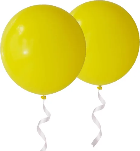 Vista 31 de Globos redondos gigantes de 24 pulgadas, paquete de 10 globos de látex negro para sesiones de fotos, bodas, baby shower, decoraciones de fiesta